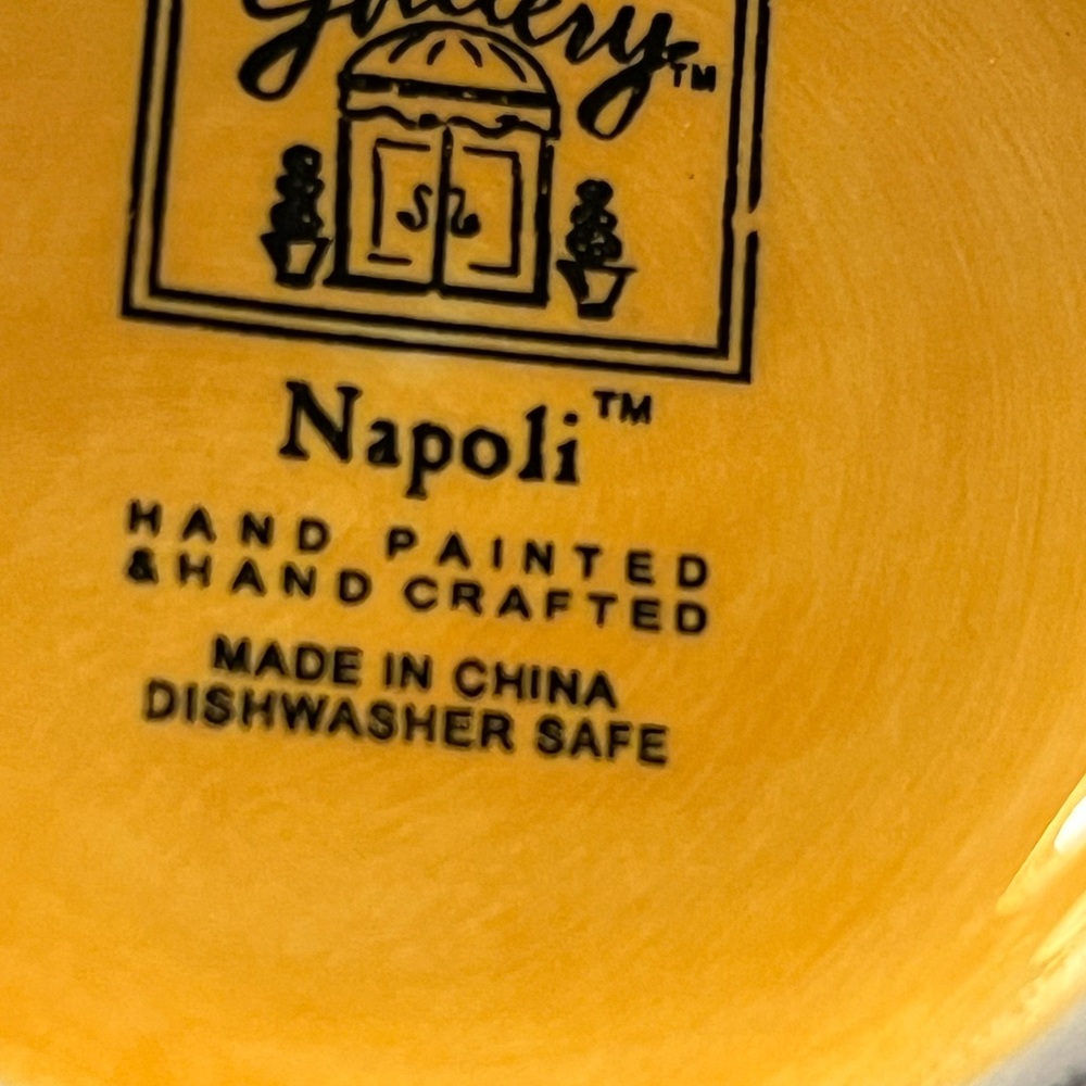 Napoli Hand painted  bowl Firm Price!/BOGO